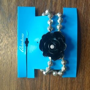 Y2k vintage rainbow brand stretchy bracelet